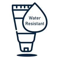 icon เลือกกันแดดที่มีคำว่า Water Resistant